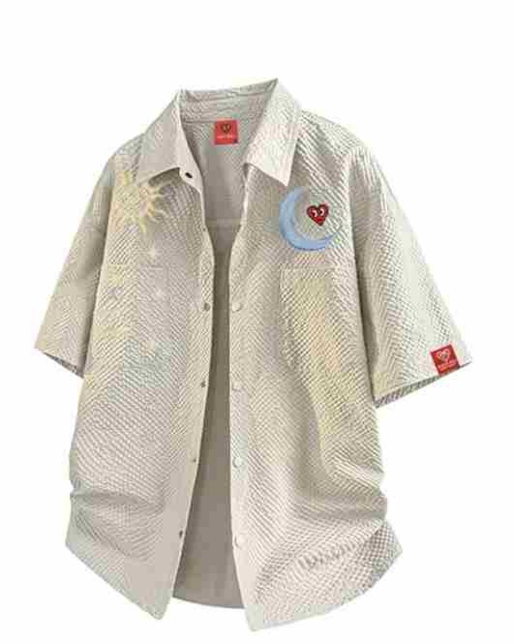 Sun Moon Textured Shirt